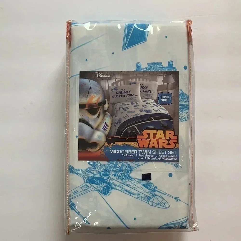 Star Wars 3 Piece Twin Bedding Set Galaxy Far Far Away New